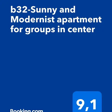 Daire B32-sunny And Modernist For Groups In Center Barselona